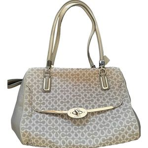 COACH 25215 Madison HANDBAG E1394-25215 - GREY - authentic- Almost New